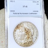 1892-S Morgan Silver Dollar NNC - XF45