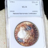 1878-S Morgan Silver Dollar NNC - MS64