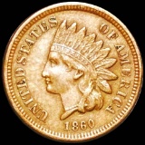 1860 Indian Head Penny LIGHTLY CIRCULATED
