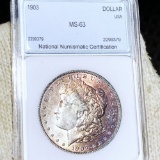 1903 Morgan Silver Dollar NNC - MS63