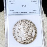 1879-CC Morgan Silver Dollar NNC - XF40 CLEAR CC