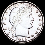 1892-O Barber Silver Quarter UNCIRCULATED
