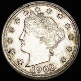 1902 Liberty Victory Nickel NEARLY UNCIRCULATED
