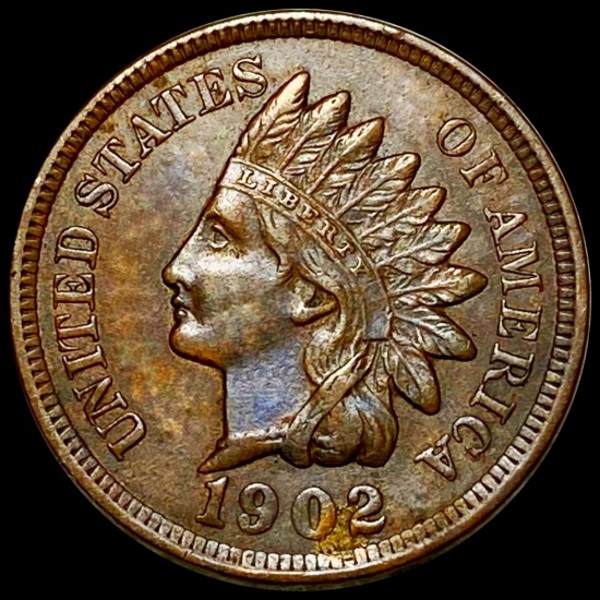 1902 Indian Head Penny CLOSELY UNCIRCULATED