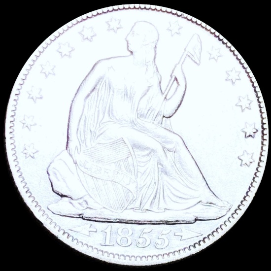 1855-O Seated Half Dollar UNCIRCULATED