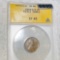 1944-D/S Lincoln Penny ANACS - EF45 FS-511 OMM-1