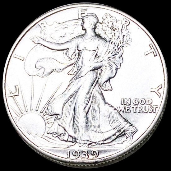 1939 Walking Half Dollar NEARLY UNCIRCULATED