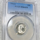 1944-S Mercury Silver Dime PCGS - MS 66 FB