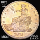 1873-CC Silver Trade Dollar CHOICE BU
