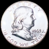 1963 Franklin Half Dollar UNCIRCULATED