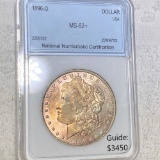 1896-O Morgan Silver Dollar NNC - MS62+
