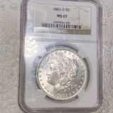 1885-O Morgan Silver Dollar NGC - MS67