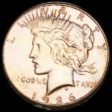1926 Silver Peace Dollar NEARLY UNCIRCULATED