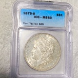 1879-S Rev '78 Morgan Silver Dollar ICG - MS63