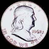 1962-D Franklin Half Dollar CLOSELY UNCIRCULATED