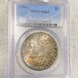 1889-S Morgan Silver Dollar PCGS - MS62
