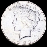 1927-D Silver Peace Dollar NEARLY UNCIRCULATED