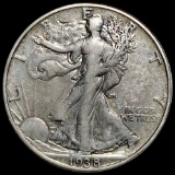 1938-D Walking Half Dollar NICELY CIRCULATED