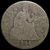 1844 Seated Liberty Dime NICELY CIRCULATED