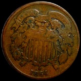 1864 Two Cent Piece NICELY CIRCULATED
