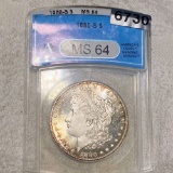 1880-S Morgan Silver Dollar ANACS - MS64
