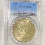1926 Silver Peace Dollar PCGS - MS63