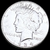 1934-S Silver Peace Dollar LIGHTLY CIRCULATED