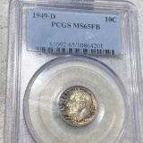 1949-D Roosevelt Silver Dime PCGS - MS 65 FB
