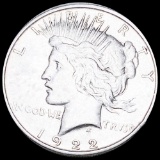 1922-D Silver Peace Dollar CLOSELY UNCIRCULATED