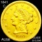 1841-C $2.50 Gold Quarter Eagle CHOICE AU