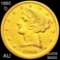 1860-D $5 Gold Half Eagle AU