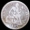 1887 Seated Liberty Dime NICELY CIRCULATED