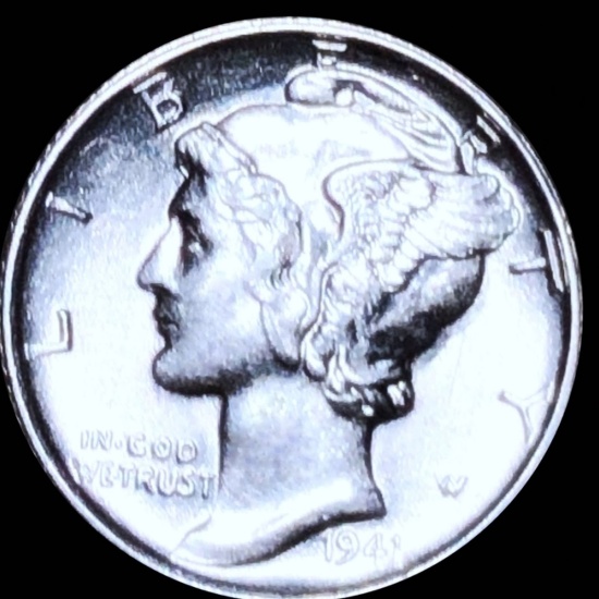 1941-S Mercury Silver Dime UNCIRCULATED