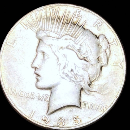 1935 Silver Peace Dollar NICELY CIRCULATED