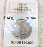 1817 Capped Bust Half Dollar NGC - MS64 O-110A