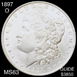 1897-O Morgan Silver Dollar CHOICE BU