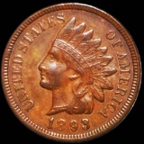 1893 Indian Head Penny ABOUT UNCIRCULATED