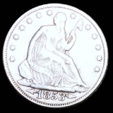 1853 Seated Half Dollar LIGHTLY CIRCULATED