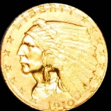 1910 $2.50 Gold Quarter Eagle UNCIRCULATED