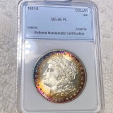1881-S Morgan Silver Dollar NNC - MS 66 PL