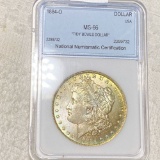 1884-O Morgan Silver Dollar NNC - MS66