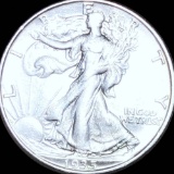 1935-D Walking Half Dollar ABOUT UNCIRCULATED