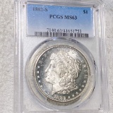 1882-S Morgan Silver Dollar PCGS - MS63