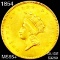 1854 TY2 Rare Gold Dollar GEM BU
