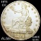 1873-CC Silver Trade Dollar CHOICE AU