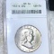 1957-D Franklin Half Dollar ANACS - MS64