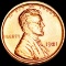 1921 Lincoln Wheat Penny GEM BU RED