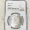 1879 Morgan Silver Dollar NGC - MS61