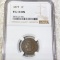 1877 Indian Head Penny NGC - VG 10 BN