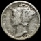 1926-S Mercury Silver Dime LIGHTLY CIRCULATED